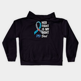 Her Fight Is My Fight T1D Dad Type 1 Diabetes Awareness Kids Hoodie